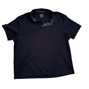 Reebok Men’s 3XL Black CrossFit Performance Polo Shirt
